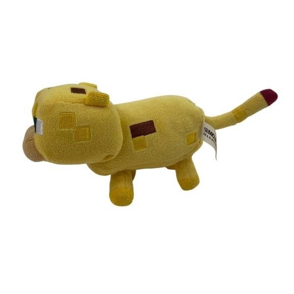 Mojang Minecraft Ocelot Yellow Cat 9" Plush Stuffed Animal Toy 2014 - Picture 6 of 10